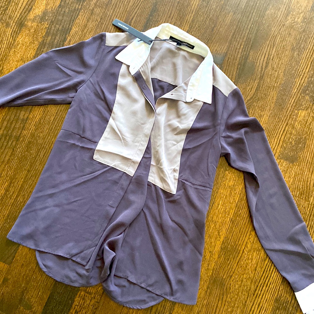 Harve Benard Silky Shirt. Nwt. S.